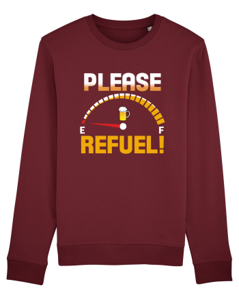 PLEASE REFUEL! Burgundy
