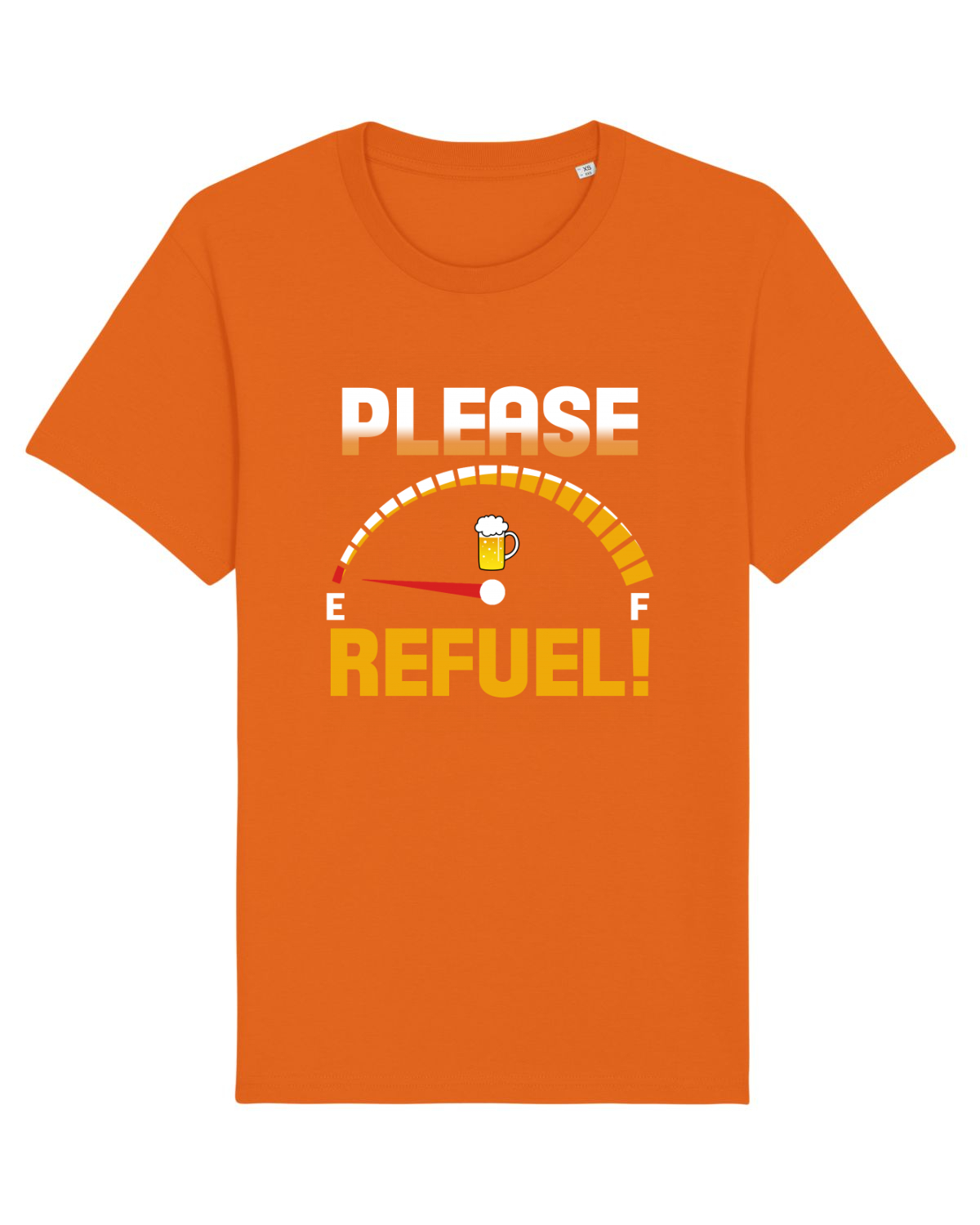 Tricou mânecă scurtă Unisex Rocker Bright Orange
