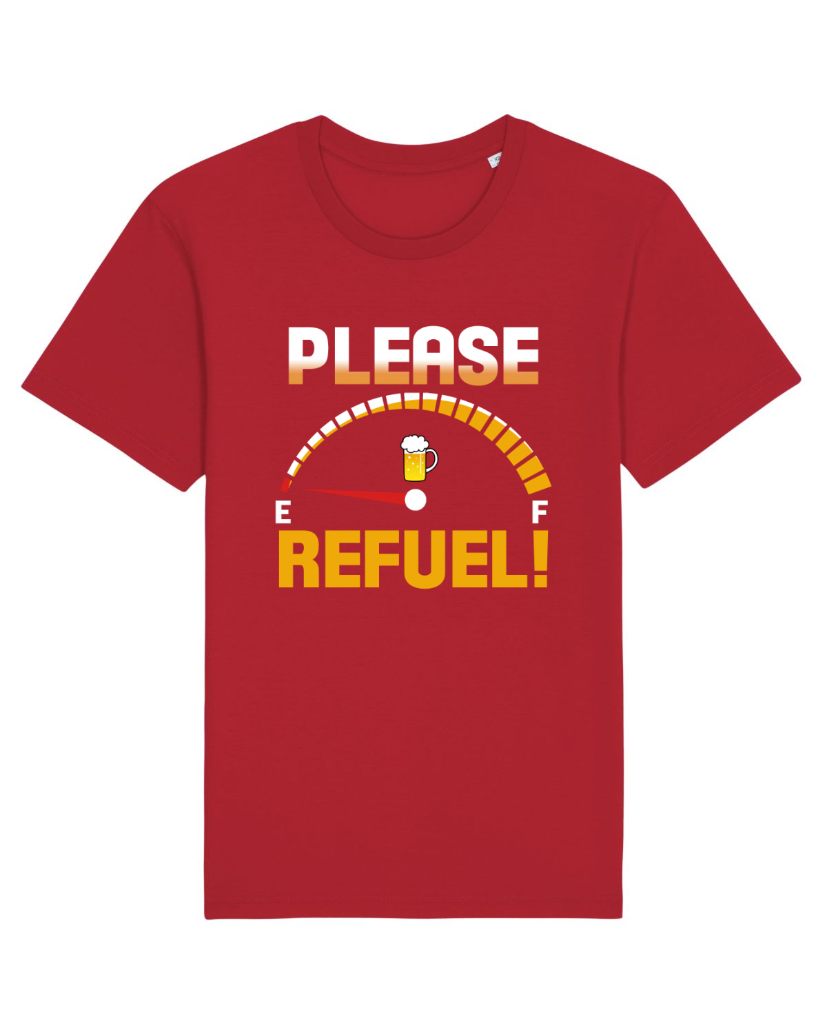 Tricou mânecă scurtă Unisex Rocker Red