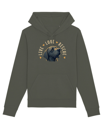 Live Love Rescue - dog 4 Khaki