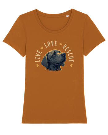 Live Love Rescue - dog 4 Roasted Orange