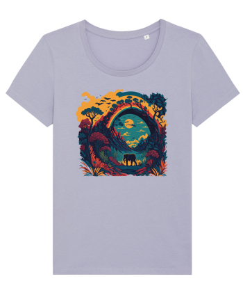 Magic jungle - blue elephant Lavender