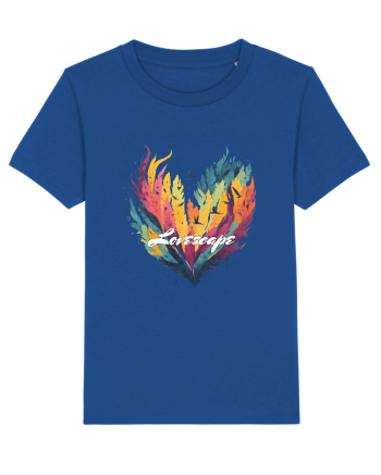 Lovescape - feather birds landscape Majorelle Blue