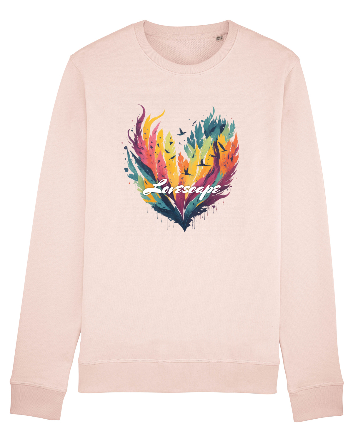 Bluză mânecă lungă Unisex Rise Candy Pink