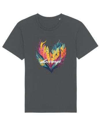 Lovescape - feather birds landscape Anthracite