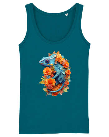 Cameleon printre flori Ocean Depth