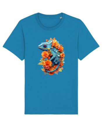 Cameleon printre flori Azur