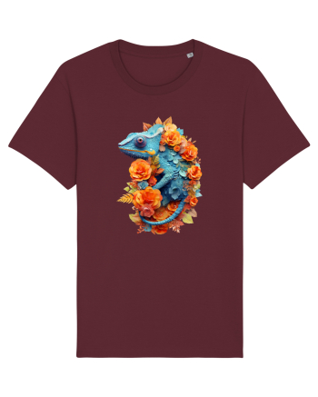 Cameleon printre flori Burgundy