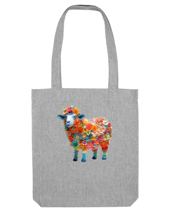 Oaia vesela cu flori Heather Grey