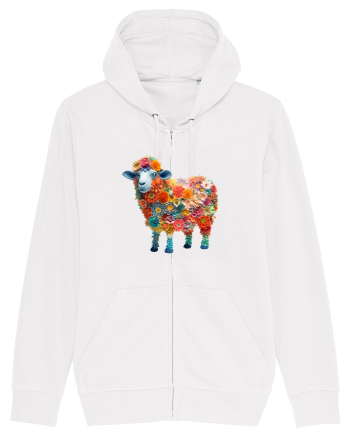 Oaia vesela cu flori White