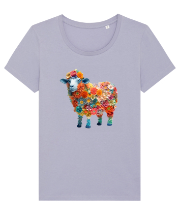 Oaia vesela cu flori Lavender