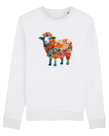 Oaia vesela cu flori White