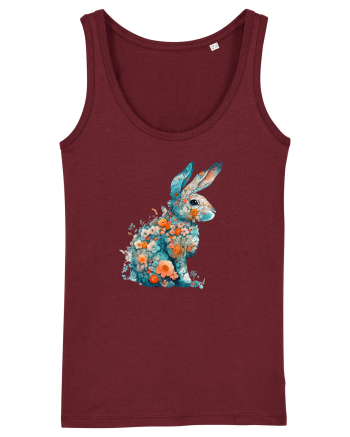 Iepurila floral Burgundy