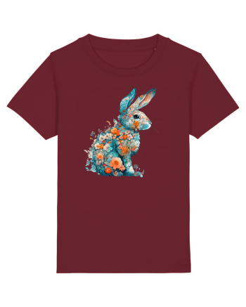 Iepurila floral Burgundy