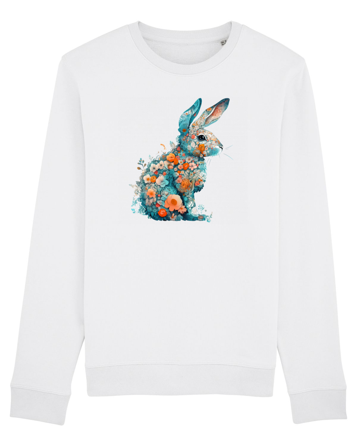 Bluză mânecă lungă Unisex Rise White