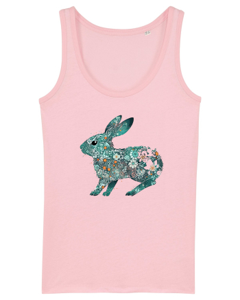 Iepure floral Cotton Pink