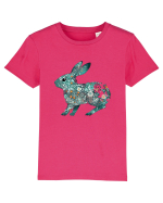 Iepure floral Tricou mânecă scurtă  Copii Mini Creator