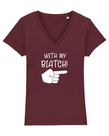 With my biatch Burgundy