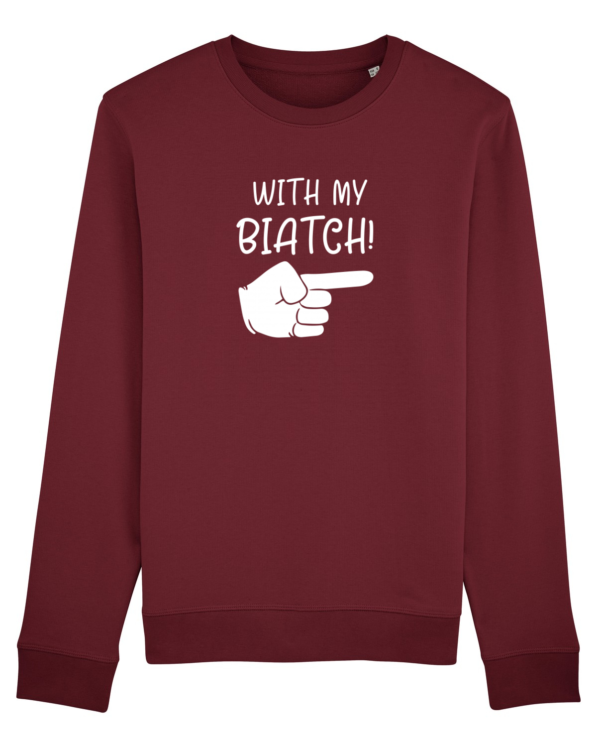 Bluză mânecă lungă Unisex Rise Burgundy