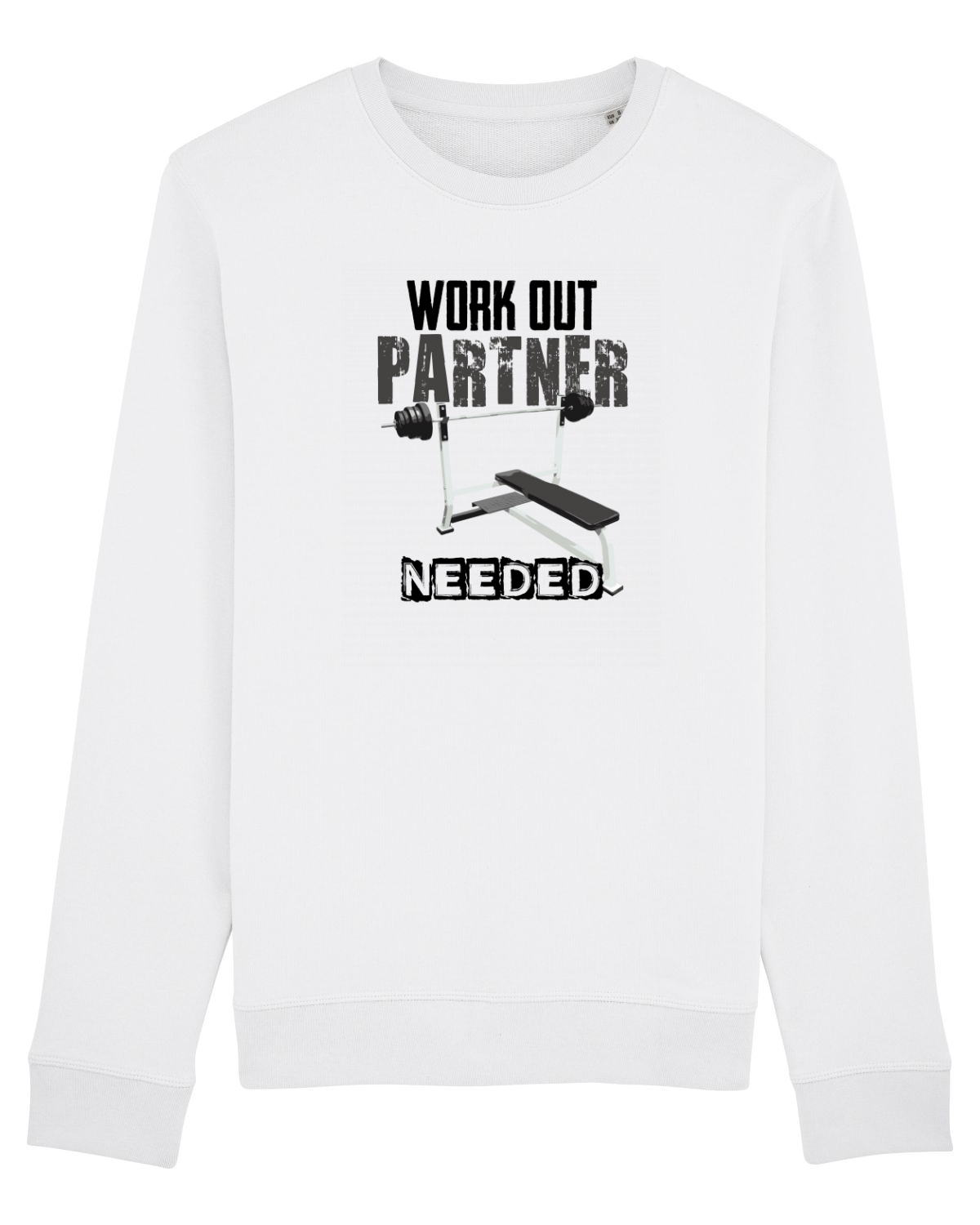 Bluză mânecă lungă Unisex Rise White