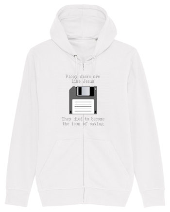 Floppy Disks are just like Jesus White