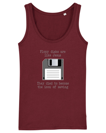 Floppy Disks are just like Jesus Burgundy