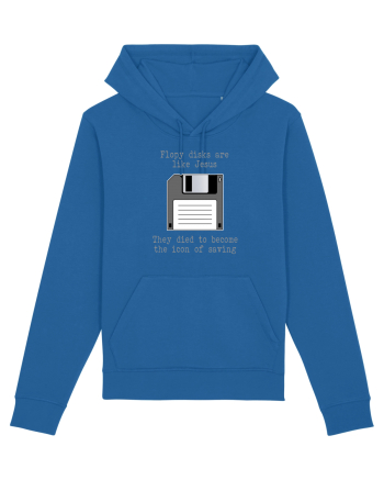 Floppy Disks are just like Jesus Royal Blue