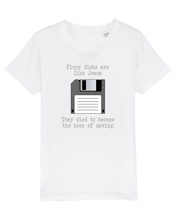 Floppy Disks are just like Jesus White