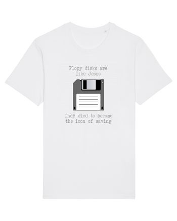 Floppy Disks are just like Jesus White