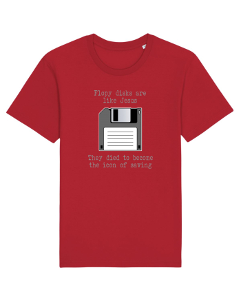 Floppy Disks are just like Jesus Red