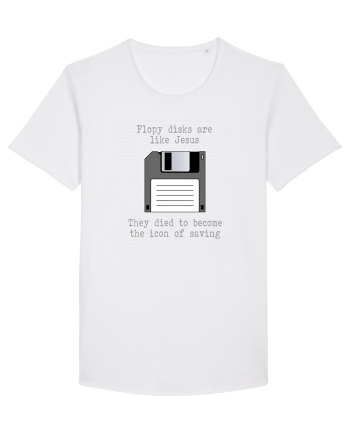 Floppy Disks are just like Jesus White