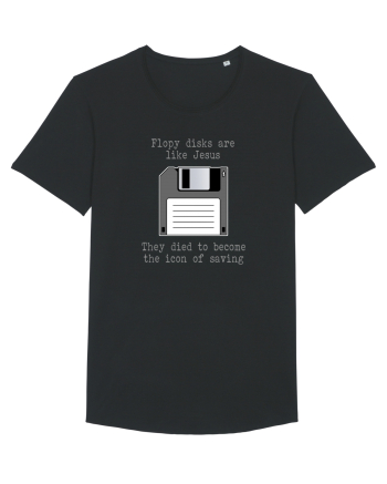 Floppy Disks are just like Jesus Black