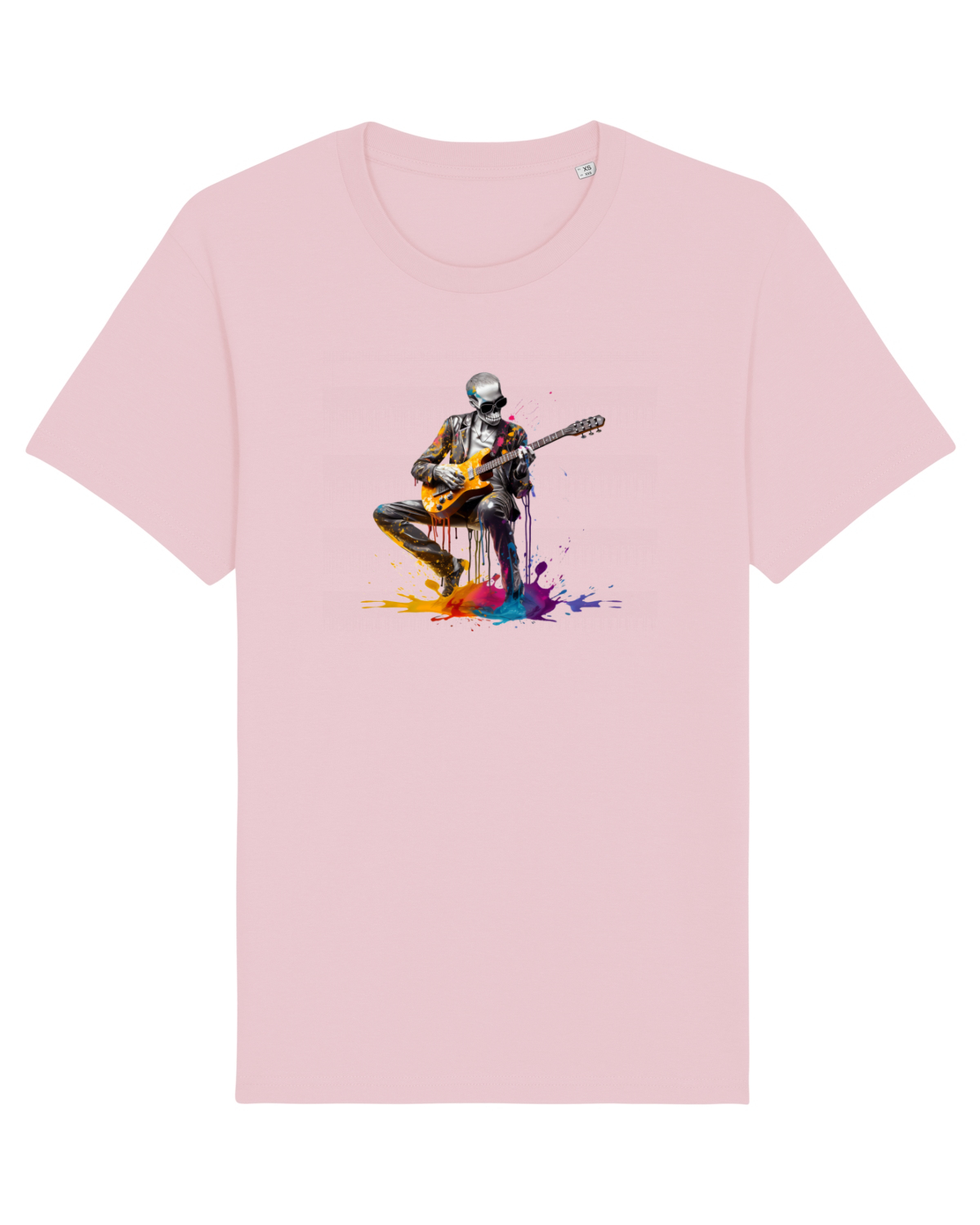 Tricou mânecă scurtă Unisex Rocker Cotton Pink