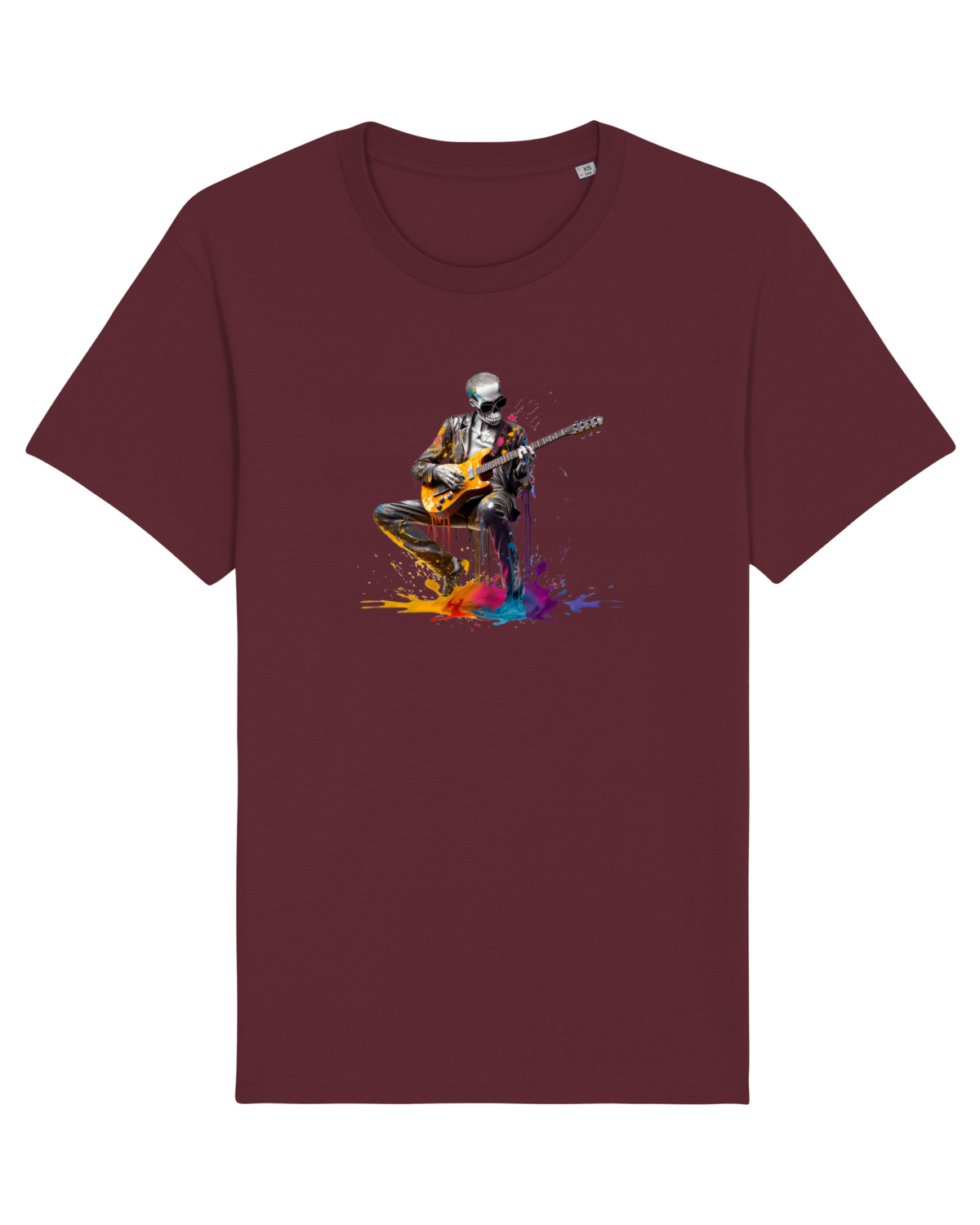 Tricou mânecă scurtă Unisex Rocker Burgundy