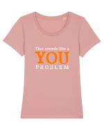 That sounds like a you problem Tricou mânecă scurtă guler larg fitted Damă Expresser