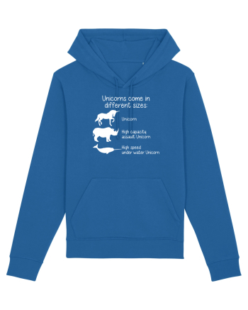 Unicorn types Royal Blue