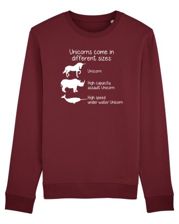 Unicorn types Burgundy
