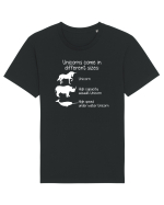 Unicorn types Tricou mânecă scurtă Unisex Rocker