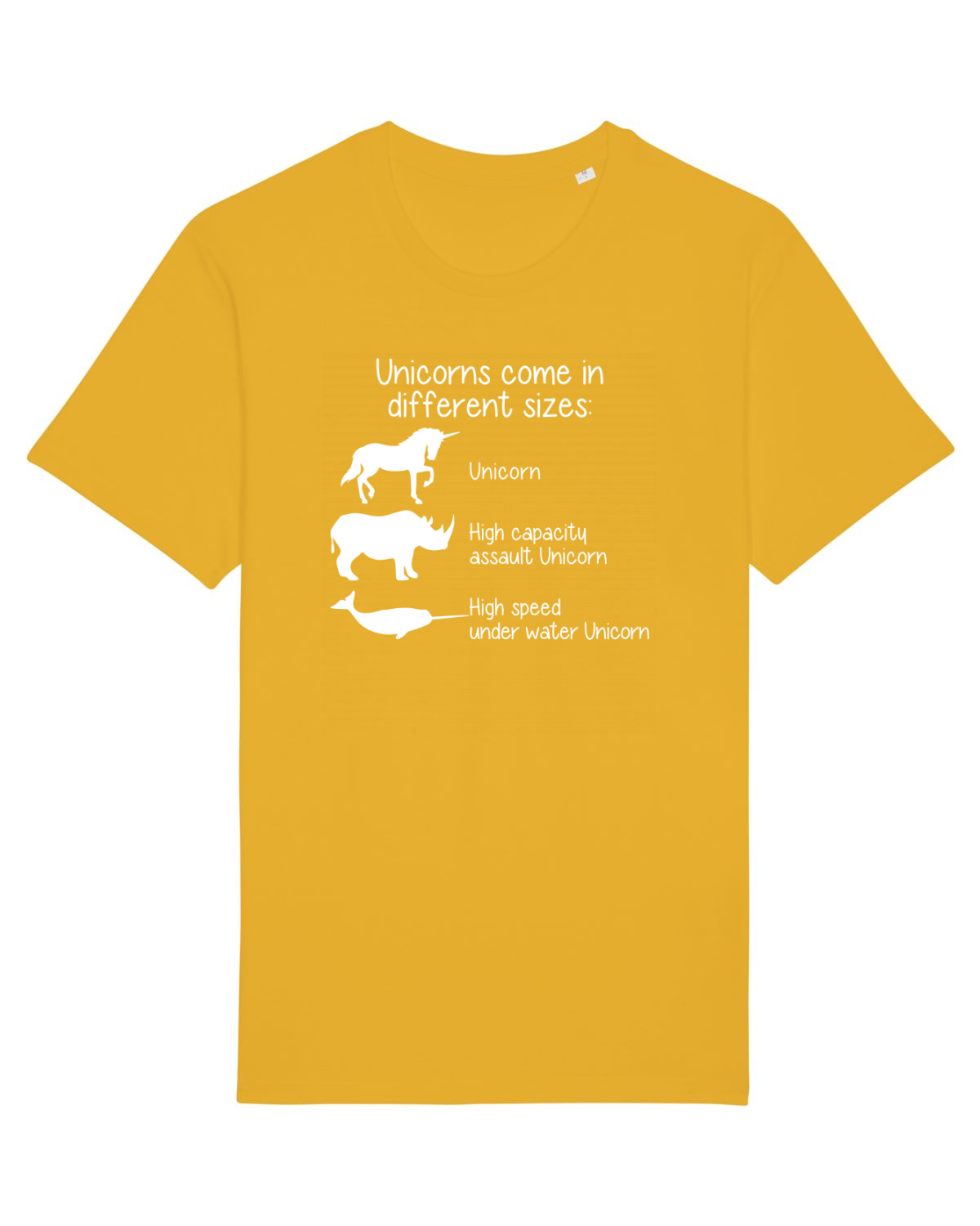 Tricou mânecă scurtă Unisex Rocker Spectra Yellow