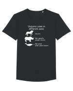 Unicorn types Tricou mânecă scurtă guler larg Bărbat Skater