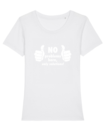 No problems here. Only solutions White