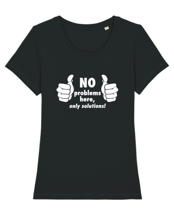 No problems here. Only solutions Black