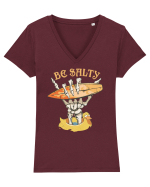 Be salty Tricou mânecă scurtă guler V Damă Evoker