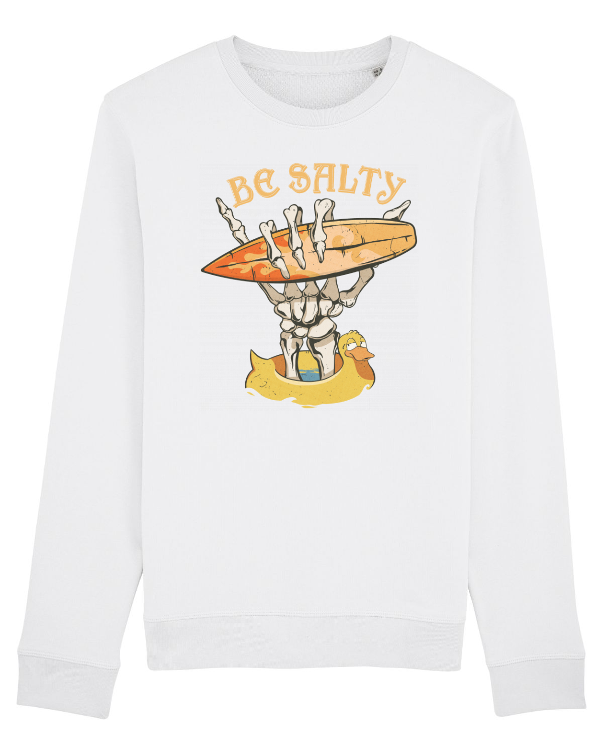 Bluză mânecă lungă Unisex Rise White
