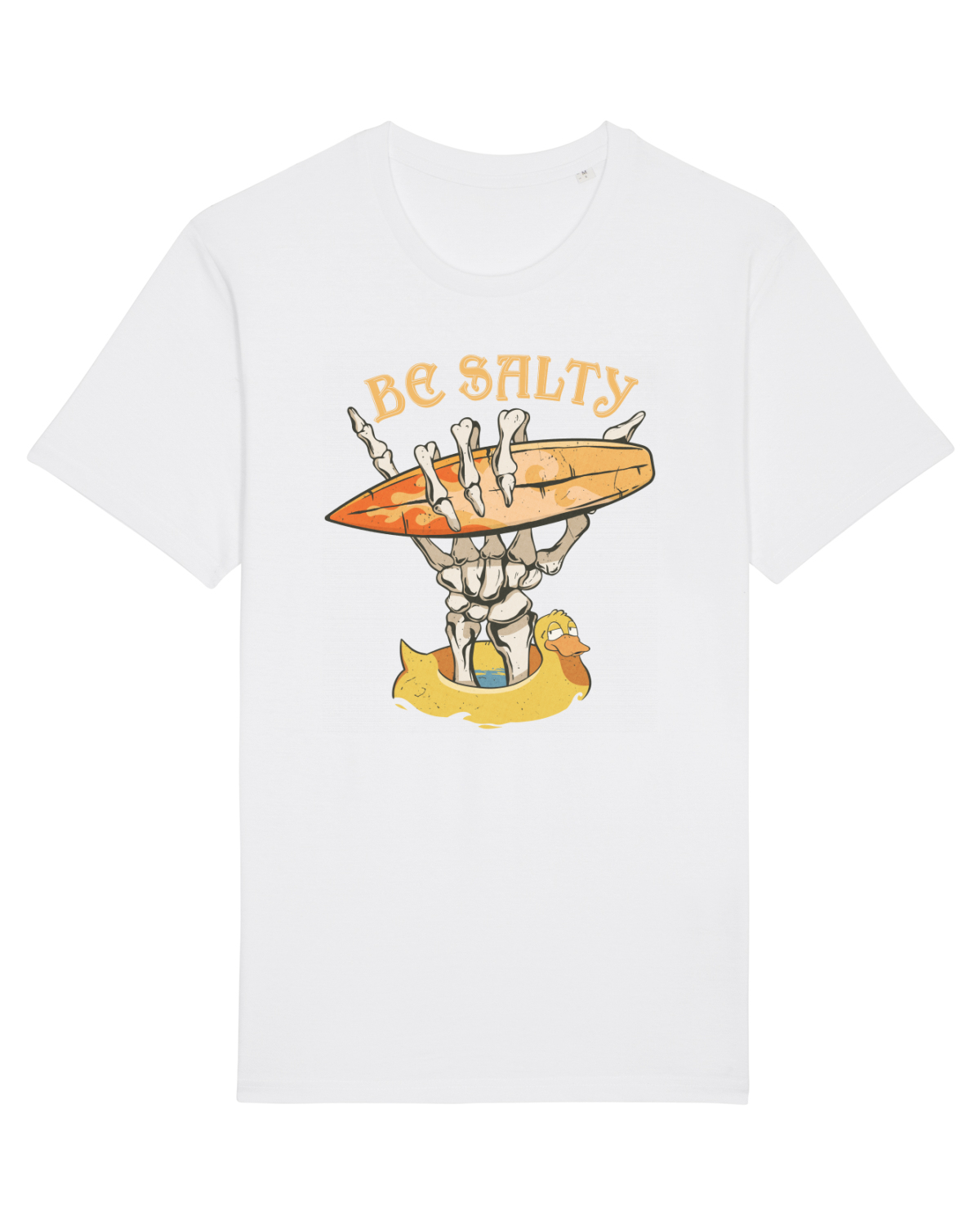 Tricou mânecă scurtă Unisex Rocker White