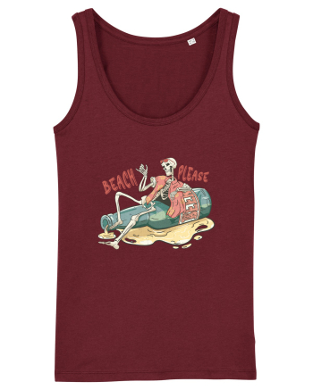 Beach Please Burgundy
