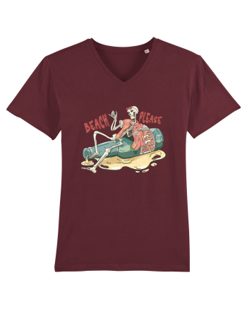 Beach Please Burgundy