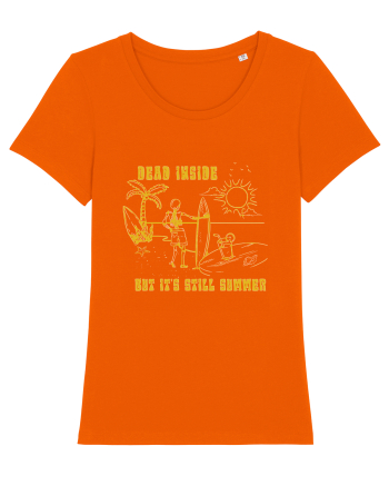Dead Inside But It's Still Summer Bright Orange