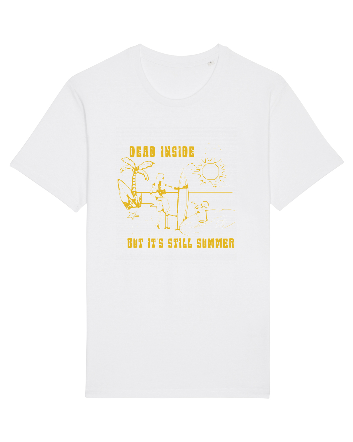 Tricou mânecă scurtă Unisex Rocker White