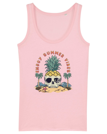 Enjoy Summer Vibes Cotton Pink